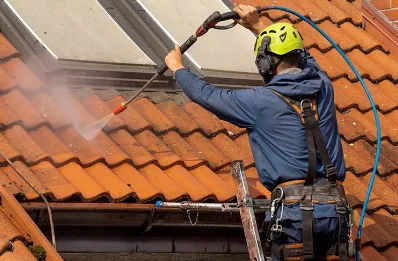 Démoussage et hydrofuge de toiture à Champvert